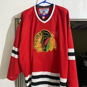 CCM Red Hockey Jersey